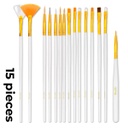 Bling Girl Nail Gel Art Brush Beginner Set 15Pcs