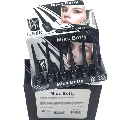 [6689304080013/300003] Miss Betty  Liquid Eyeliner  make up  [ S2305P75 ]