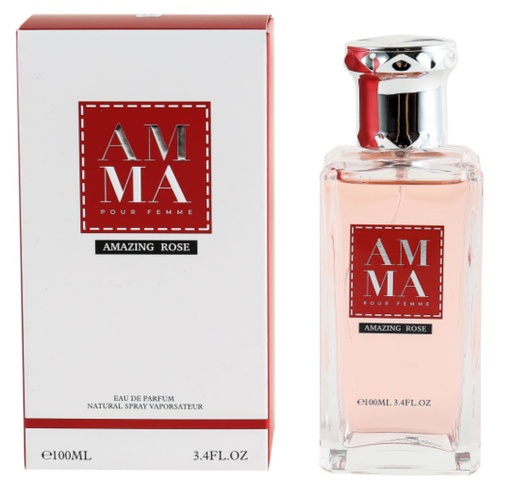 [5060909986459] AMMA AMAZING ROSE FEMME Eau de Parfum 100ml [S2310P13]