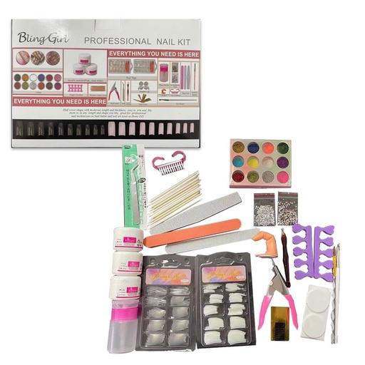 [6382101932751] Blinggirl Professional Nail Kit[ S2311P03 ]