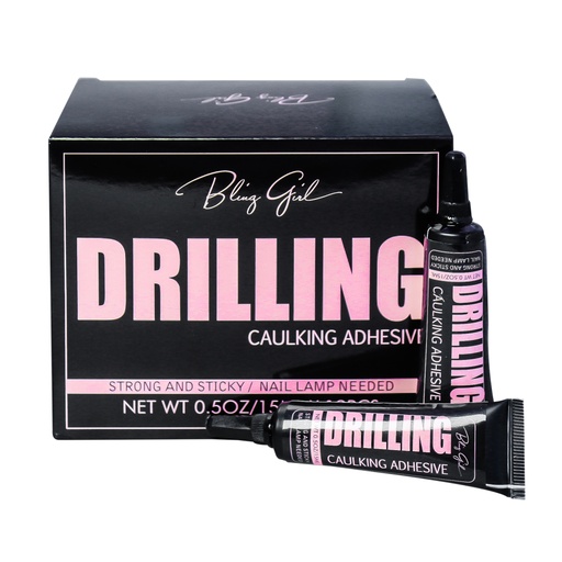 [6342308552732] Blinggirl DRILLING CAULKING ADHESIVE STRONG AND STICKY / NAIL LAMP NEEDED [ S2311P07 ]