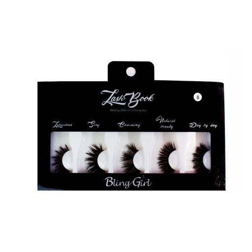 [6612105780721] Blinggirl LASH BOOK Making Difference Everyday Eyelashes 5 Pairs [ S2311P29 ]