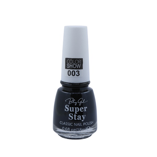 [6342112071856] Bling Girl SUPER STAY CLASSIC NAIL POLISH18ml  003#[S2401P03]