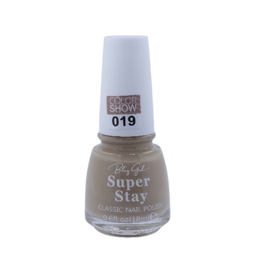 [6342112071856] Bling Girl SUPER STAY CLASSIC NAIL POLISH18ml  019#[S2401P03]