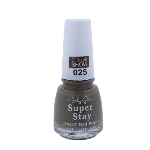 [6342112071856] Bling Girl SUPER STAY CLASSIC NAIL POLISH18ml  025#[S2401P03]