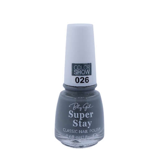 [6342112071856] Bling Girl SUPER STAY CLASSIC NAIL POLISH18ml  026#[S2401P03]