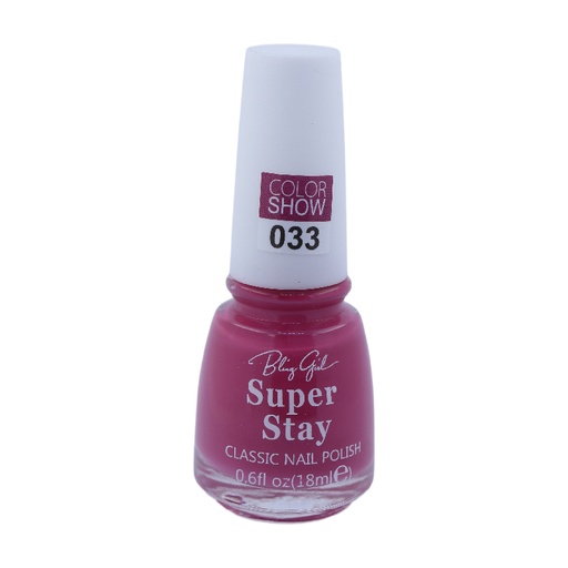 [6342112071856] Bling Girl SUPER STAY CLASSIC NAIL POLISH18ml  033#[S2401P03]